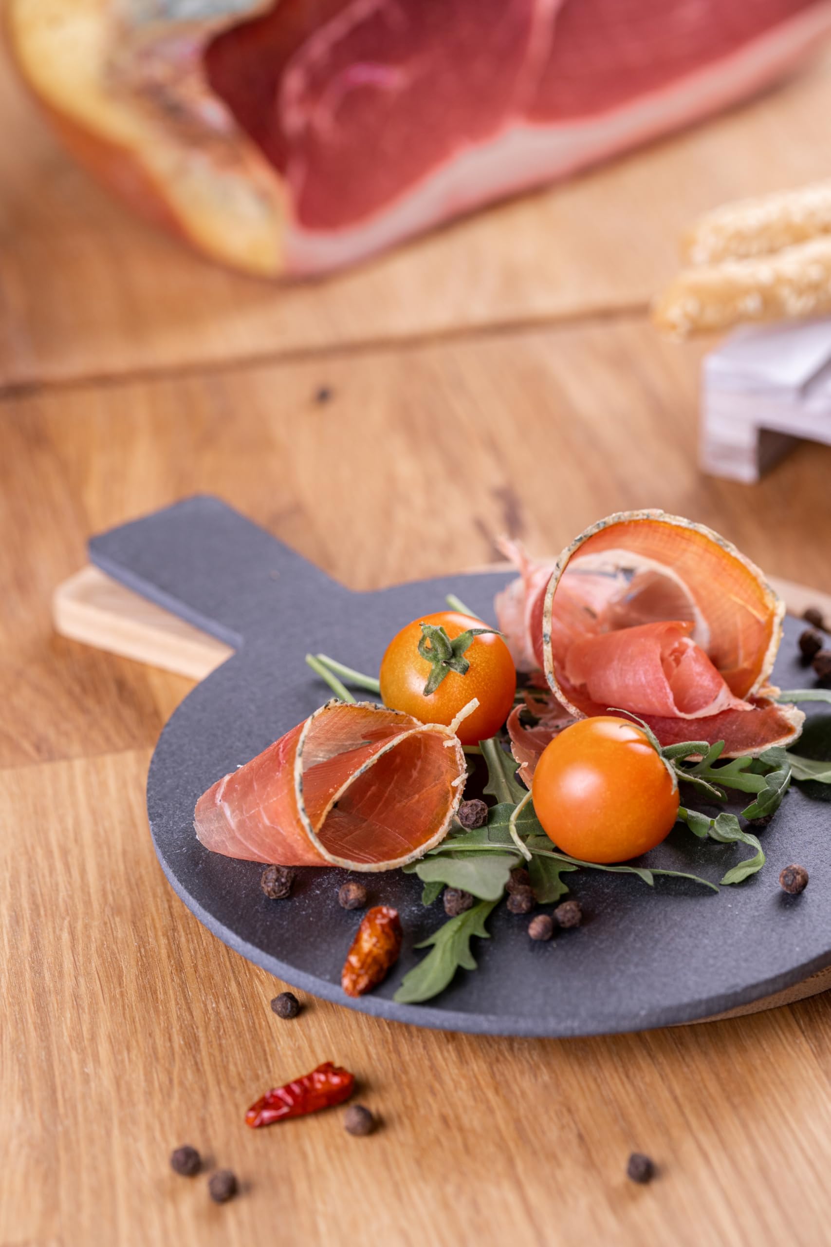 Moretti® Fiocco di Prosciutto Artigianale da 1,7 a 2 Kg sottovuoto Cuore di Prosciutto Crudo Stagionato Gusto delicato