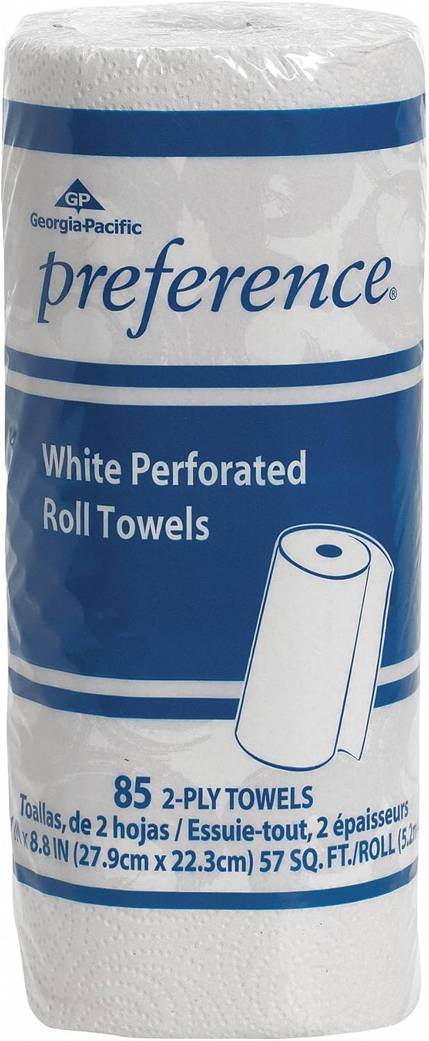 Pacific Blue Select 2-Ply Perforated Roll Paper Towels (Previously Branded Preference) by GP PRO (Georgia-Pacific), White, 85 Sheets Per Roll, 15 Rolls Per Case