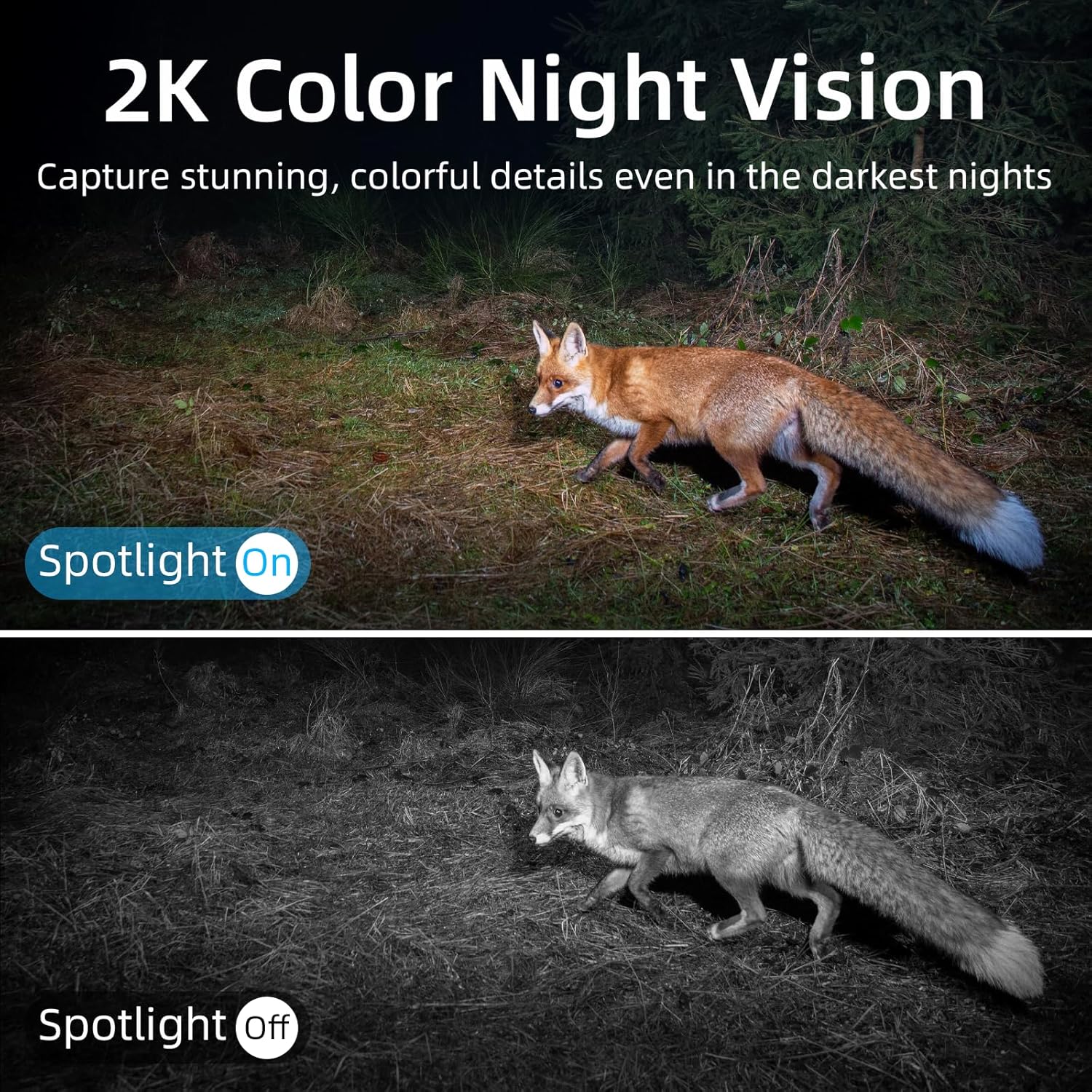 2Pack 4G LTE Cellular Solar Security Camera Wireless Outdoor, No WiFi Solar Powered Camera, 2K 360° Live View, 2 Way Talk, Color Night Vision, PIR Motion Sensor, Built-in SIM Card,SD/Cloud Storage