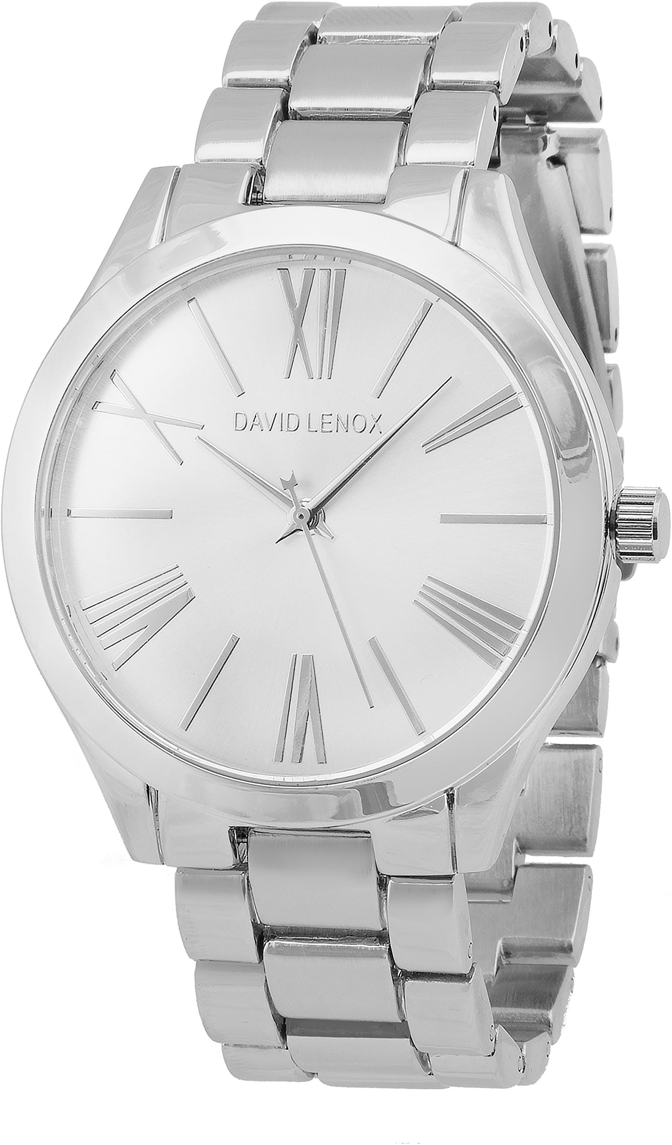 David Lenox silver tone women's watch collection style DL0322