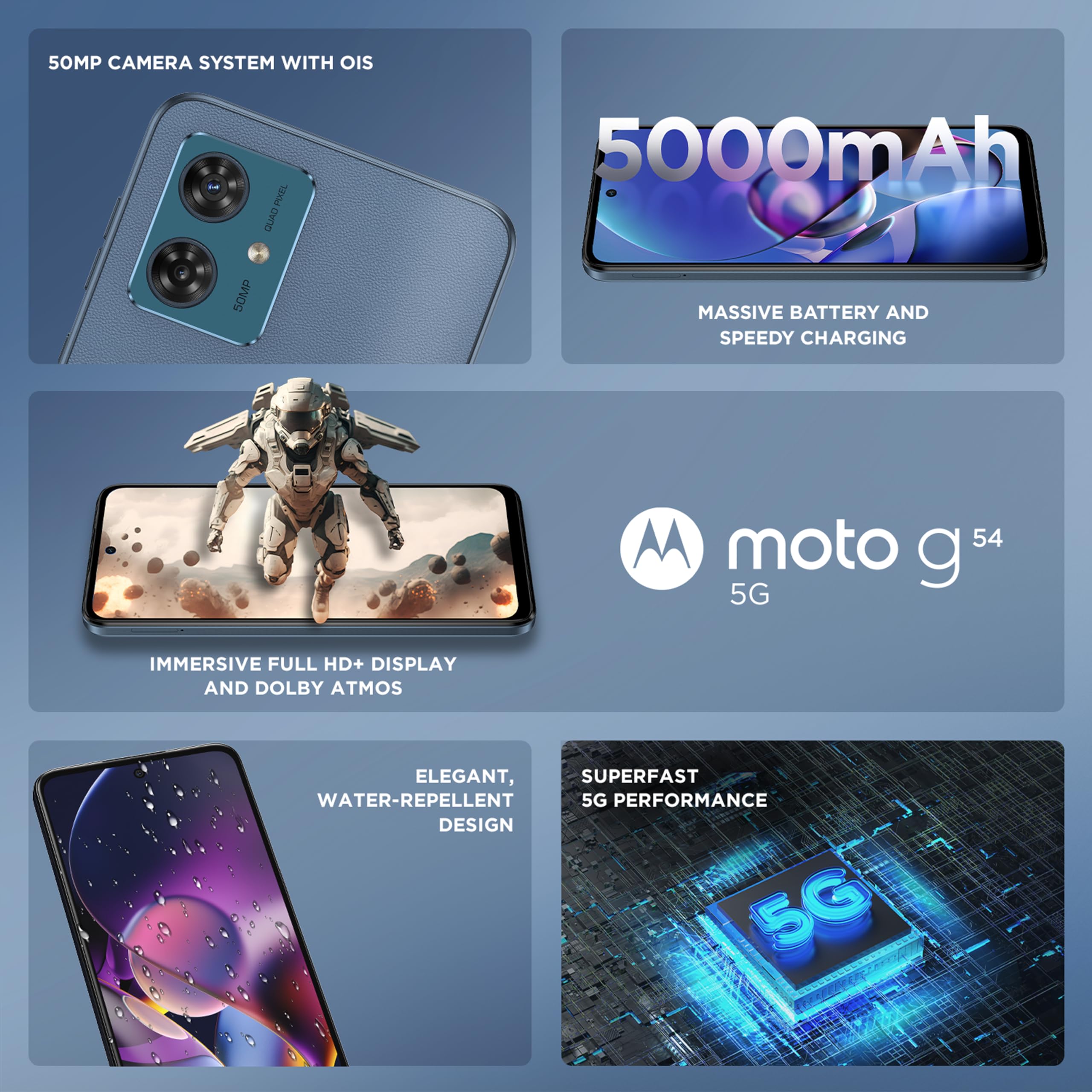 Amazon.com: Motorola Moto G54 Dual-SIM 256GB ROM + 12GB RAM (GSM