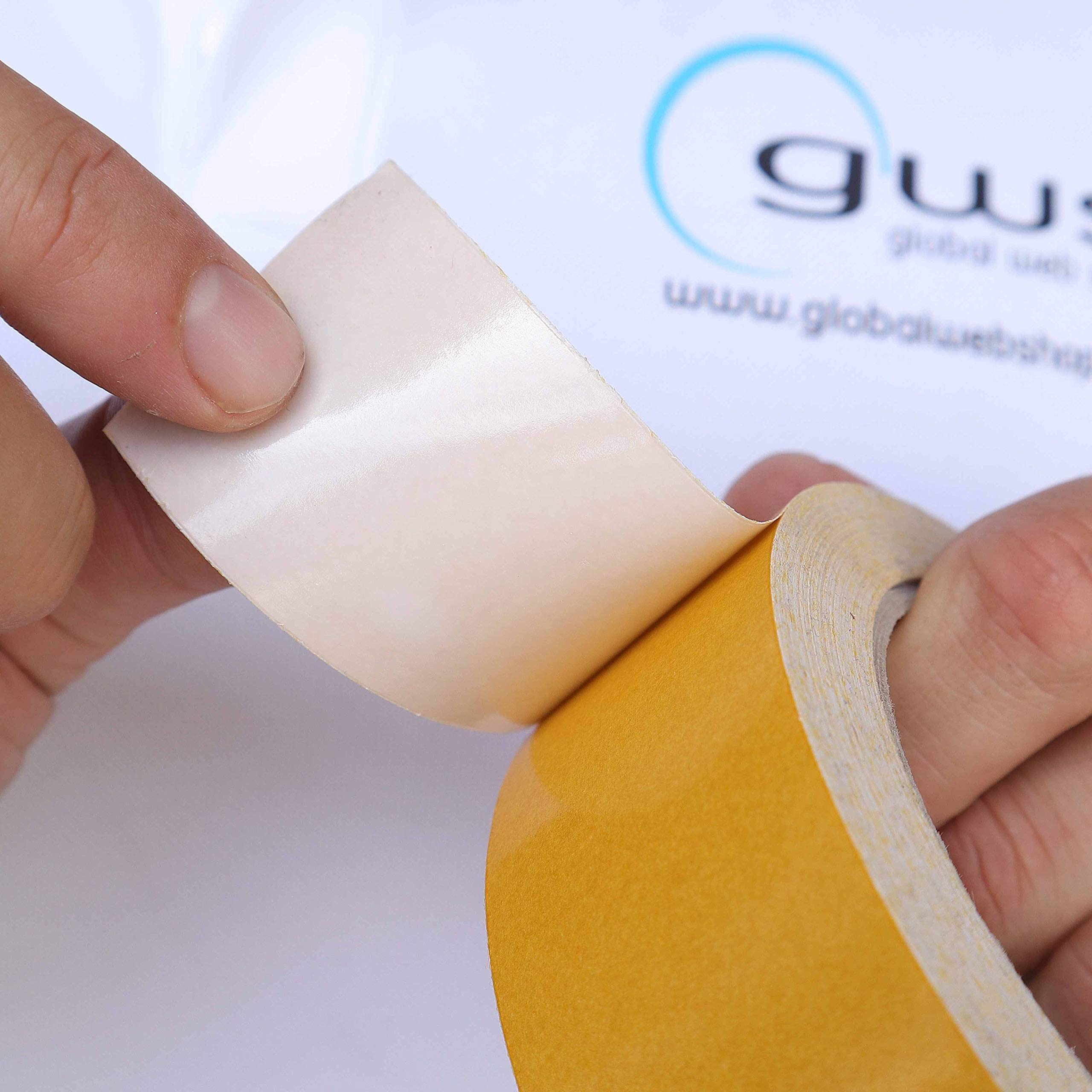 gws 36 Rollen Doppelseitiges Verlegeband, Stark klebendes Teppichband für Teppich & PVC-Böden, Profi-Qualität, je Rolle 25 m x 50 mm