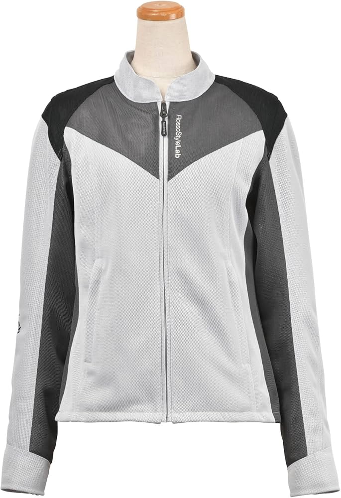 rossostylelab メッシュ ライダースジャケット グレー Sサイズ Amazon | [ロッソスタイルラボ] バイク ジャケット ライダース