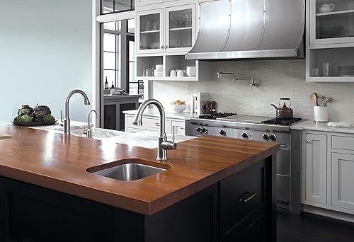 Miniatura 2 de hansgrohe 04218800 Talis C - Llenador de ollas con 2 asas de 2 manijas con giro de 360 grados en acero óptico, acero óptico, mediano