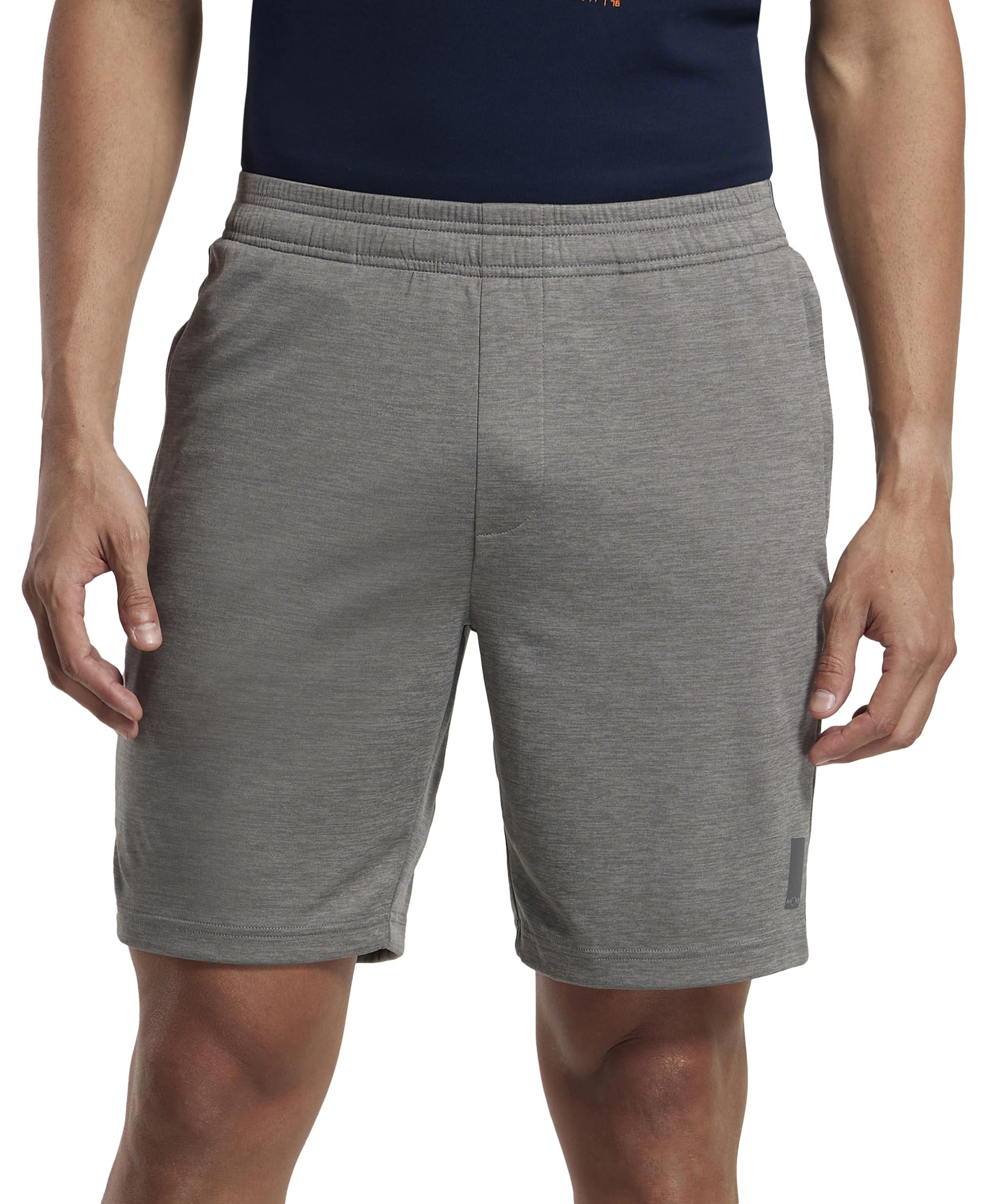 MV23 Men's Lightweight Microfiber Fabric Straight Fit Solid Active Wear Shorts with Zipper Pockets and Stay Fresh Treatment-image-12