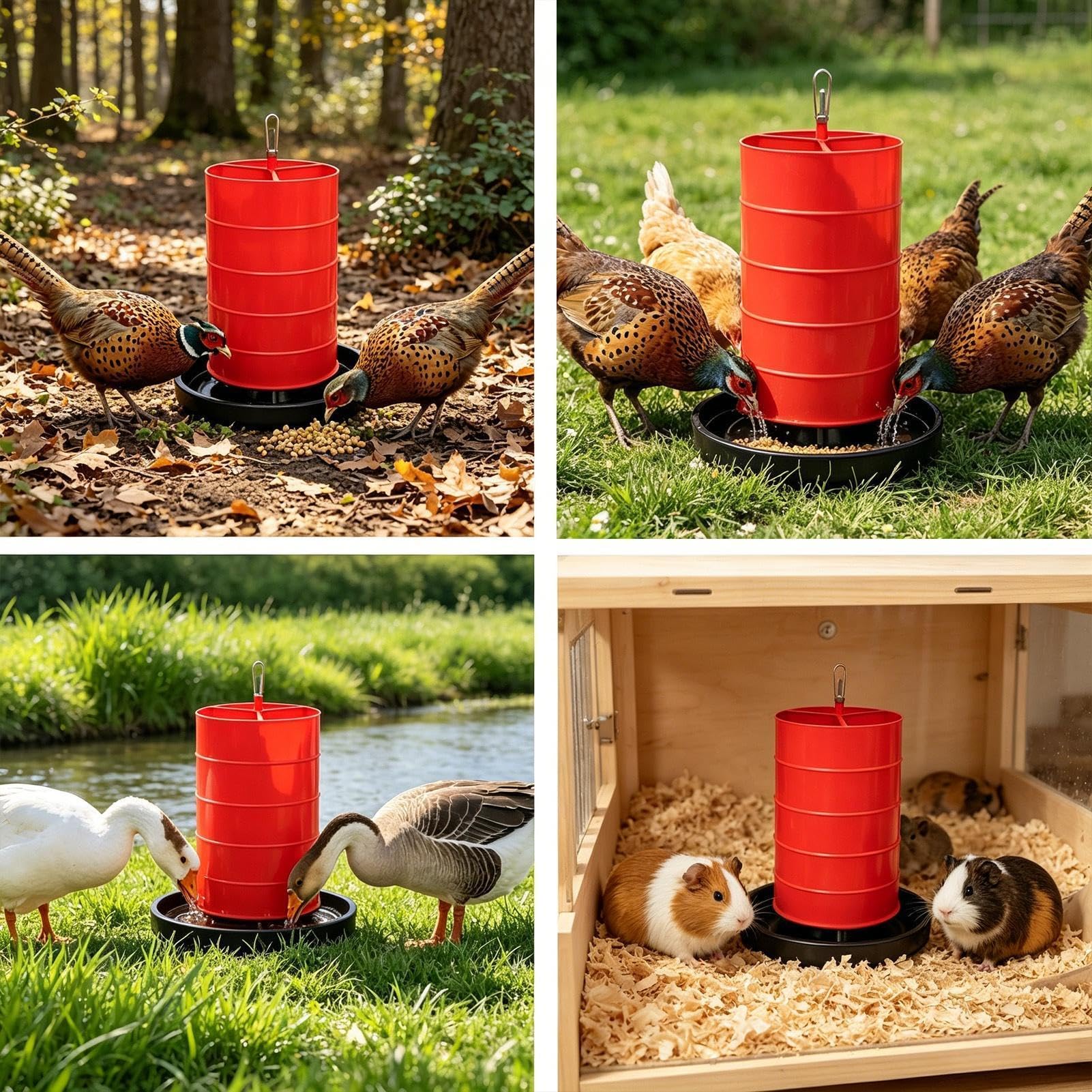 Distributore Di Acqua Di Pollaio,Bottiglia Di Acqua Portatile Multifunzionale | Abbeveratoio Per Galline - Per Conigli Capra Alimentazione Bevanda Cibo Lapereau Animali Per All'aperto Bestiame E