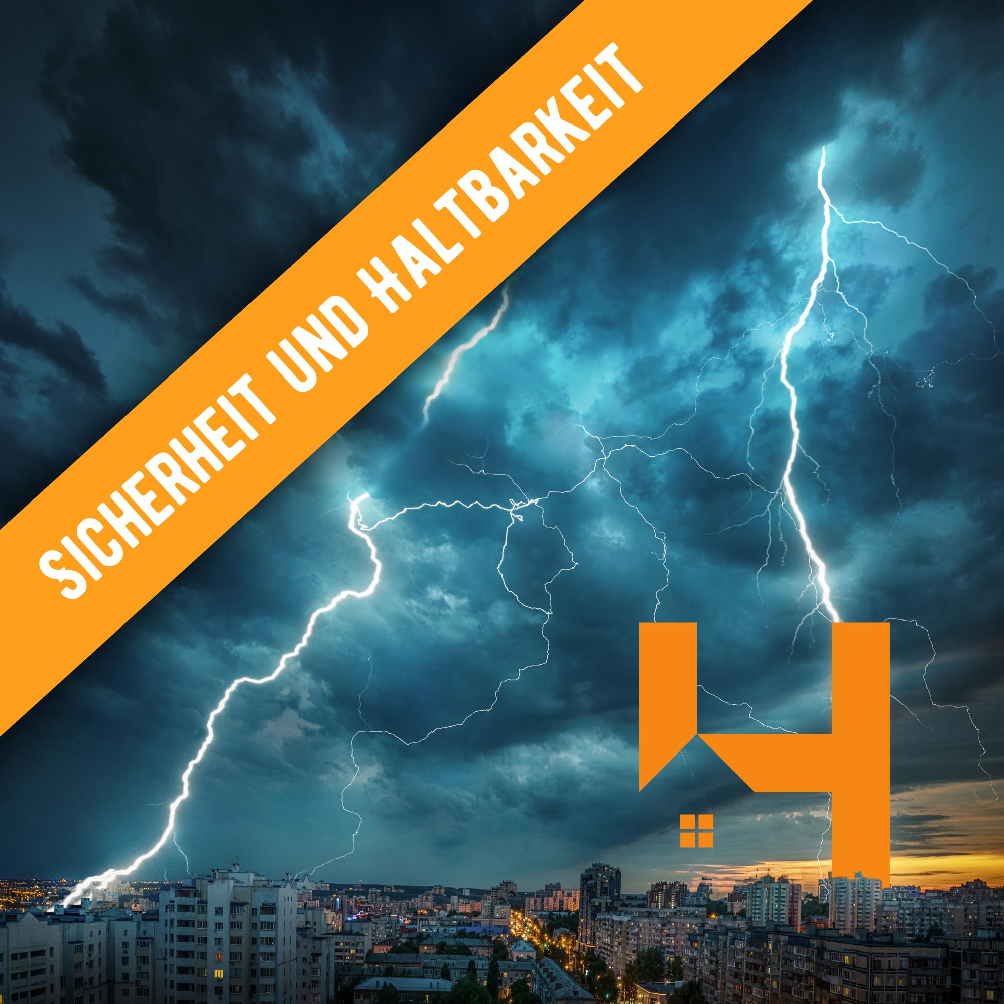 HausHeld® Aluminium Runddraht 8 mm 30 m für Blitzschutz | Aluminiumdraht für PV-Erdung und Dachmontage, wählbar nach Durchmesser und Länge