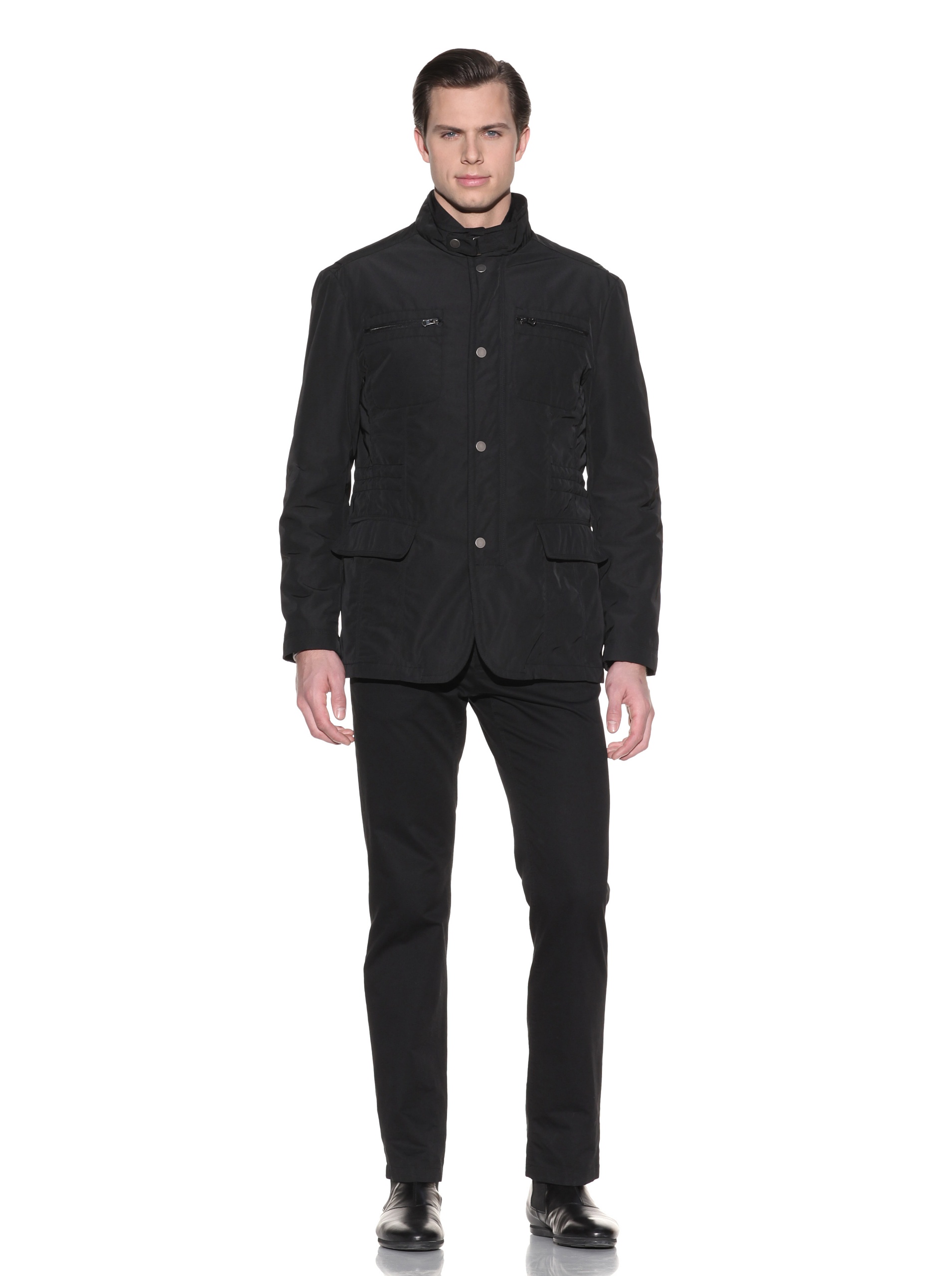 Tallia Orange Men's 3-in-1 Coat, Black, L