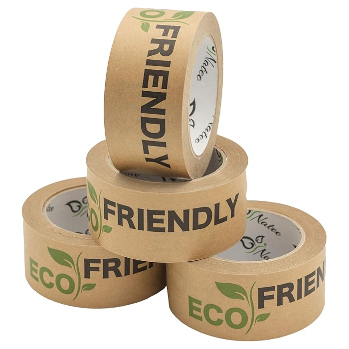 Buy NATEE® Paper Packaging Tape Fully Recyclable Rolls EcoFriendly