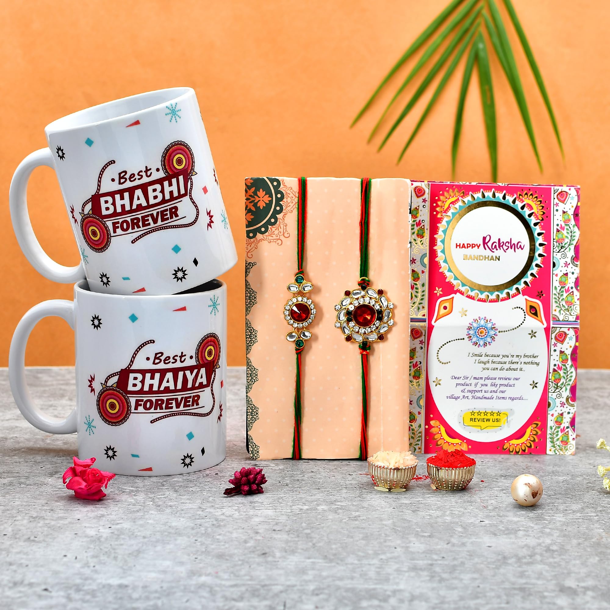 Bhaiya Bhabhi Rakhi Gift Set - Best Rakhi Combo -13