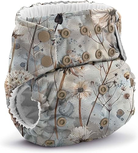 Kanga Care Rumparooz G3 AWJ - Pañal de tela reutilizable, tamaño único, patentado, doble escudete interior, 2 piezas de microfibra (6-55+ libras),