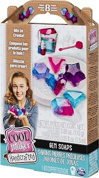 Cool Maker, Handcrafted Gem Soaps Activity Kit, Makes 8 Soaps, for Ages 8 & Up