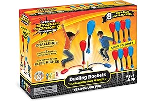 Stomp Rocket Original Dueling Rocket Launcher for Kids: Blast to 200 Feet!