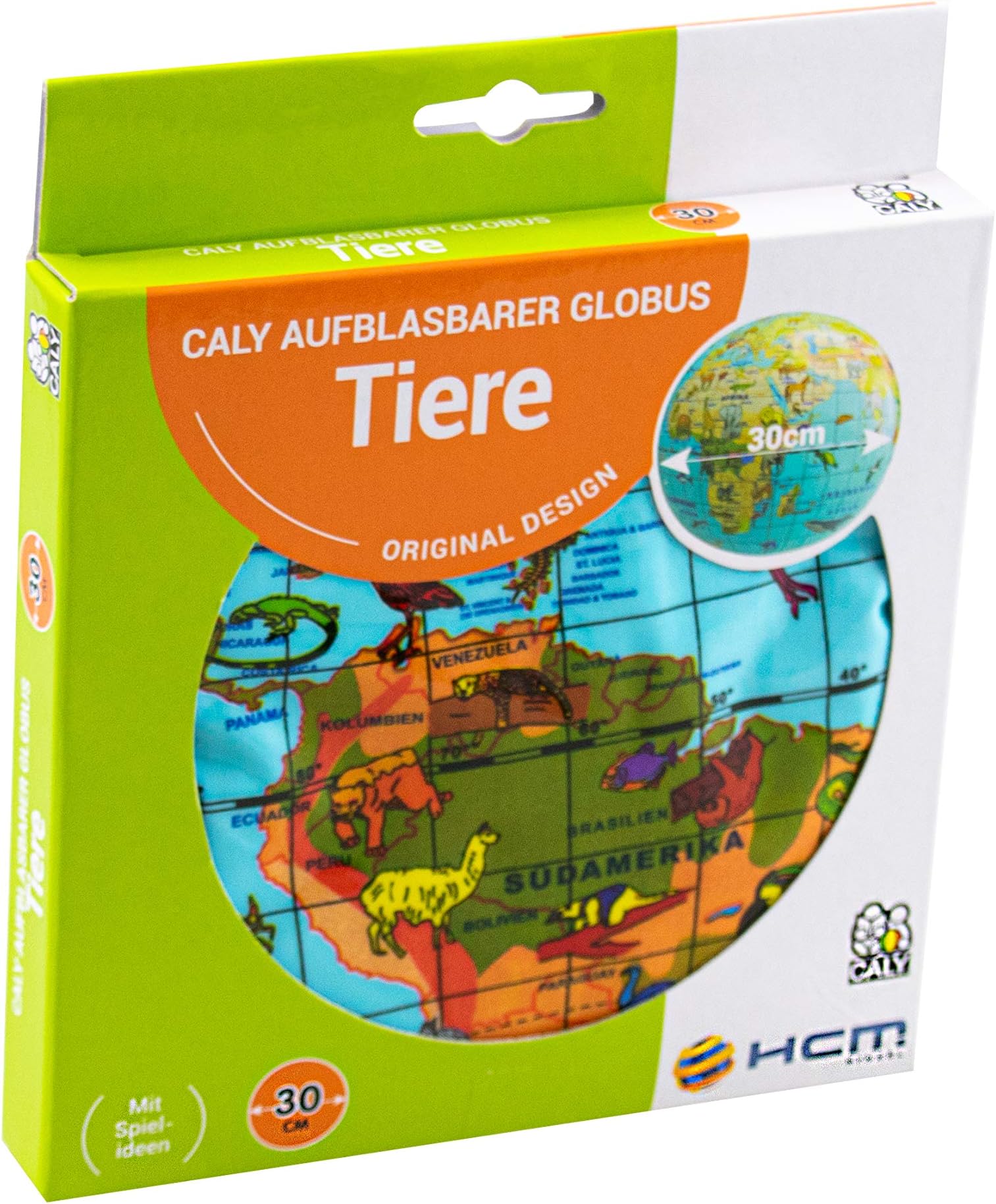 Caly 76115 30 cm Animals Inflatable Globe