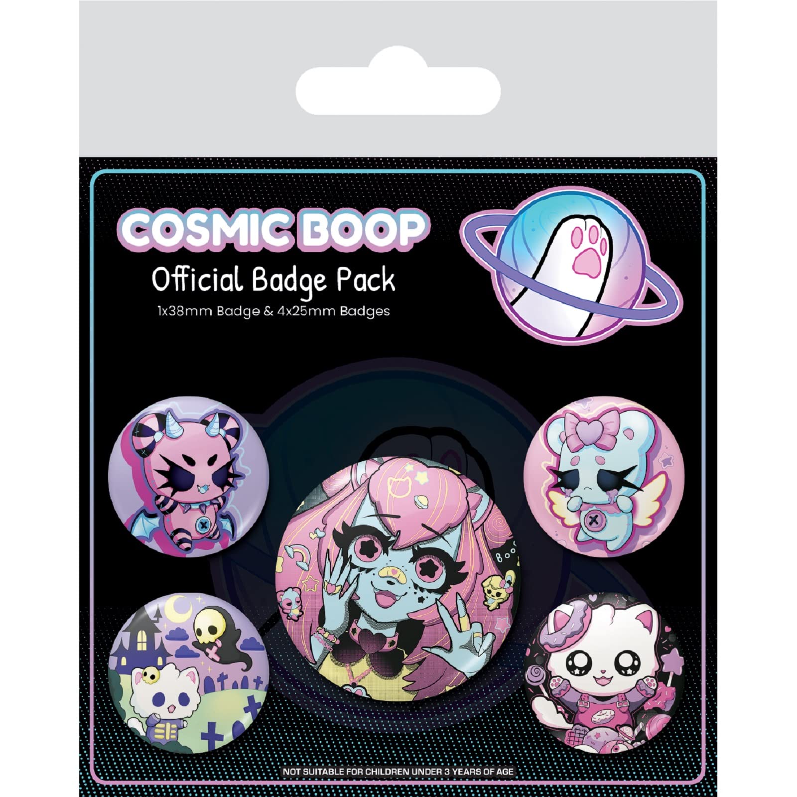 Pyramid International Pusheen Says Hi Lot de badges Multicolore 10 x 12,5 cm Pyramid International Pusheen Says Hi Lot de badges Multicolore 10 x 12,5 cm
