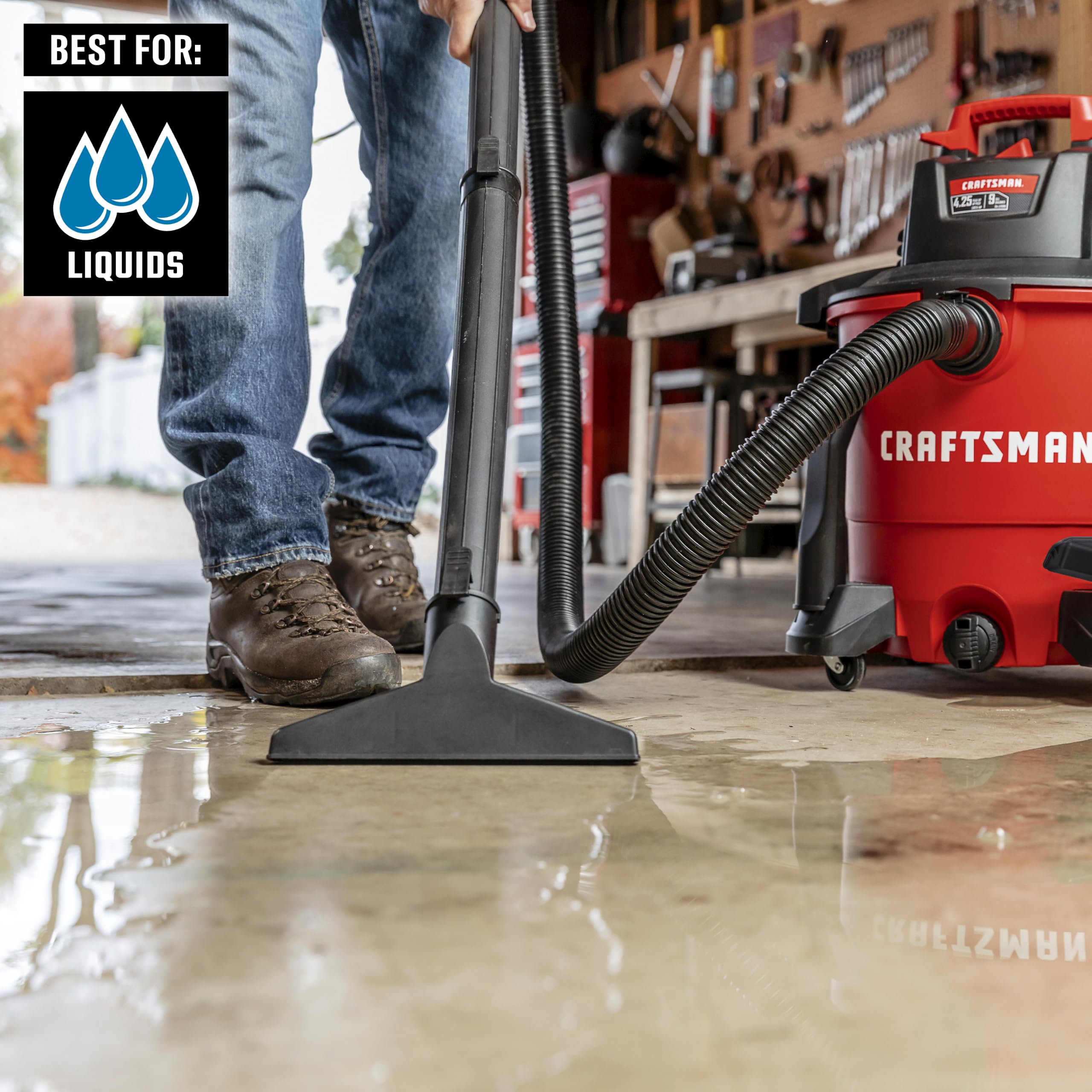 CRAFTSMAN Wet Nozzle - Clean Wet Messes -5