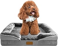Vista 1 de Spotted Play Cama ortopédica para perros con lados - Sofás para perros pequeños, sofá de espuma de apoyo para mascotas con funda extraíble