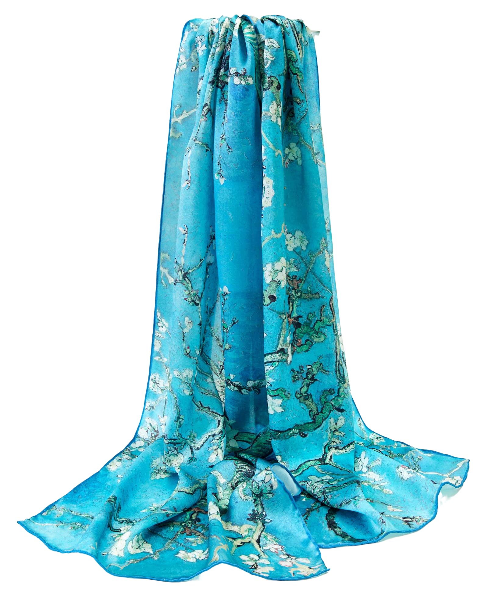écharpe Peintre Tableau Foulard De Soie 160cm Claude-Monet D'art