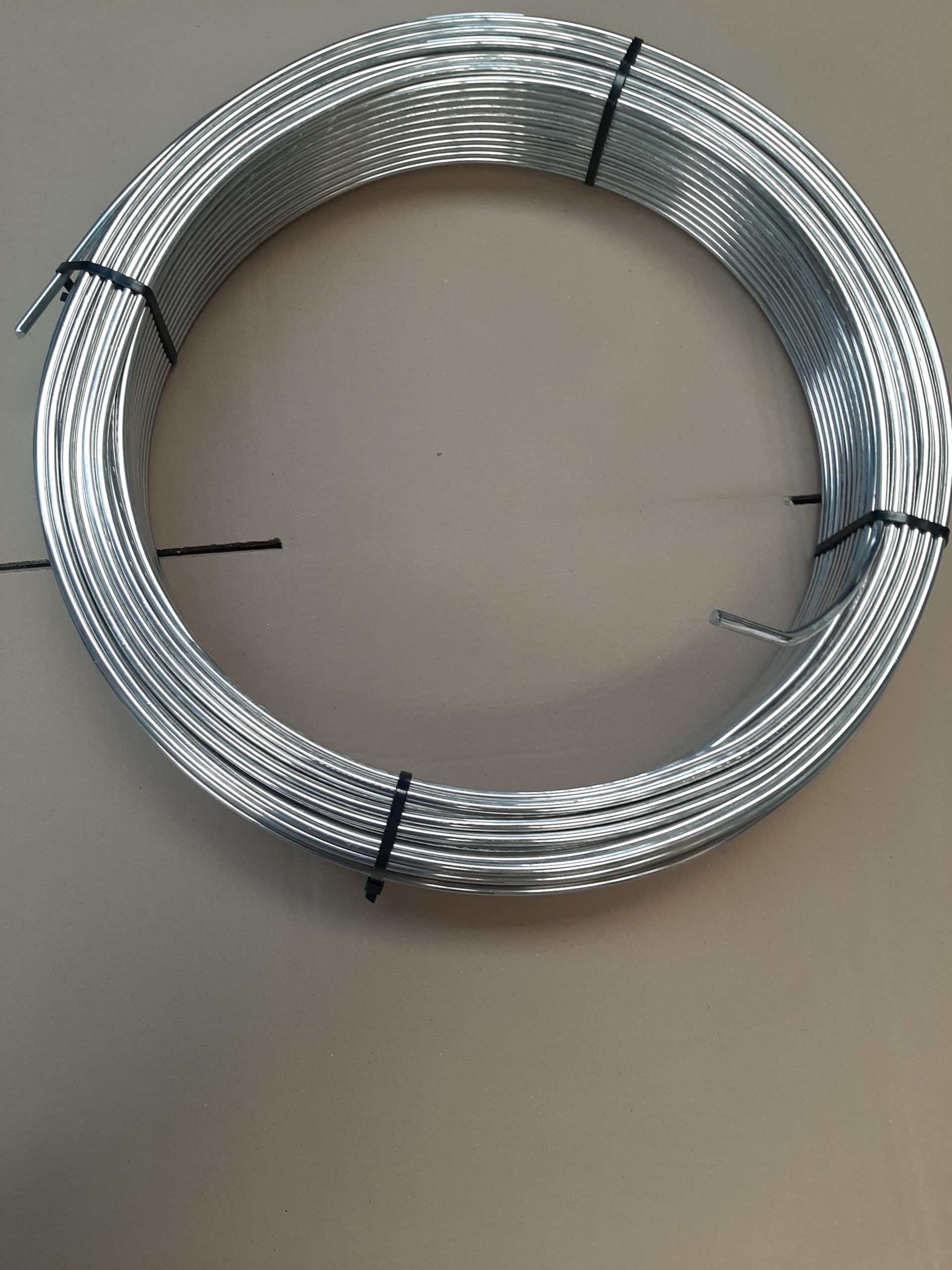 Aluminiumdraht Runddraht Ø 8mm Anschluß Blitzschutz Erdung AlMgSi - ab 5m Leicht und Flexibel (25, meter)