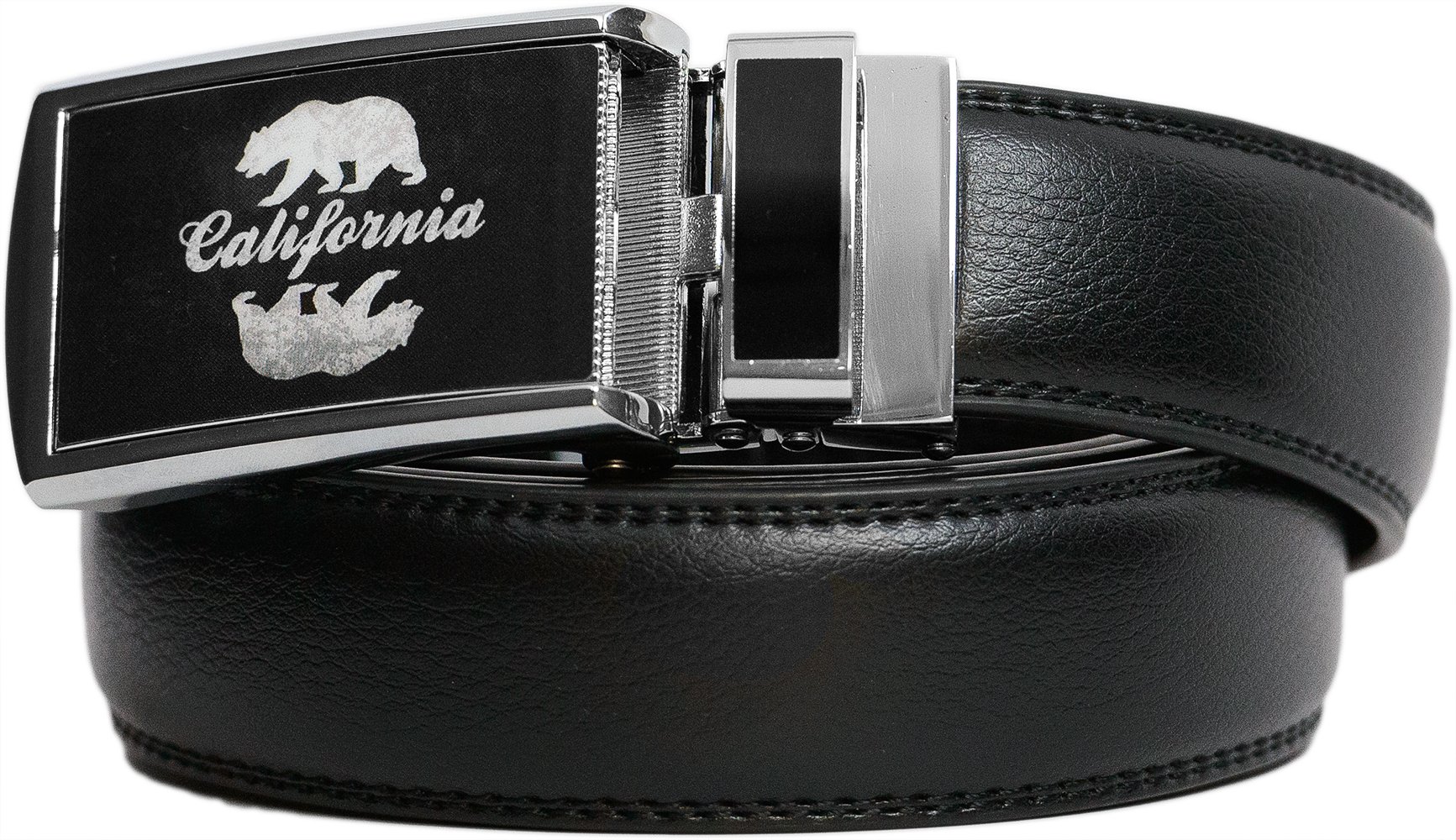 SlideBelts Men's Leather Ratchet Belt - Custom Fit