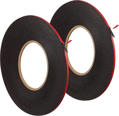 2 rollos de cinta adhesiva de doble cara resistente al agua cinta adhesiva de doble cara negra para decoración de oficina decoración del hogar disponible en Yaxa Colombia