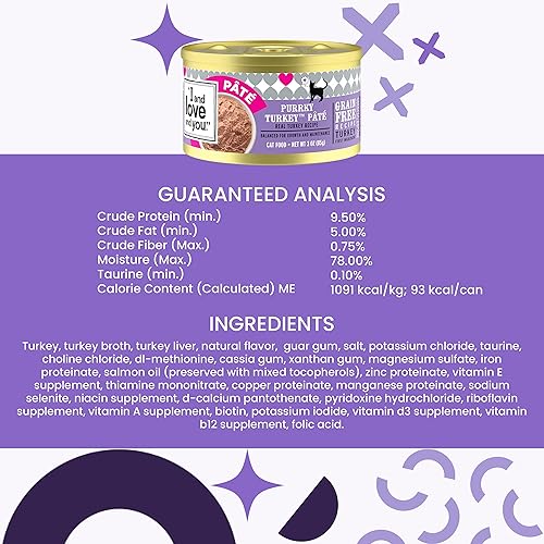 Miniatura 8 de I AND LOVE AND YOU Naked Essentials Wet Cat Food Variety Packs Oh My Cod, Variado, variety pack pate; beef, salmon, turkey, Chicken Me Out Paté,