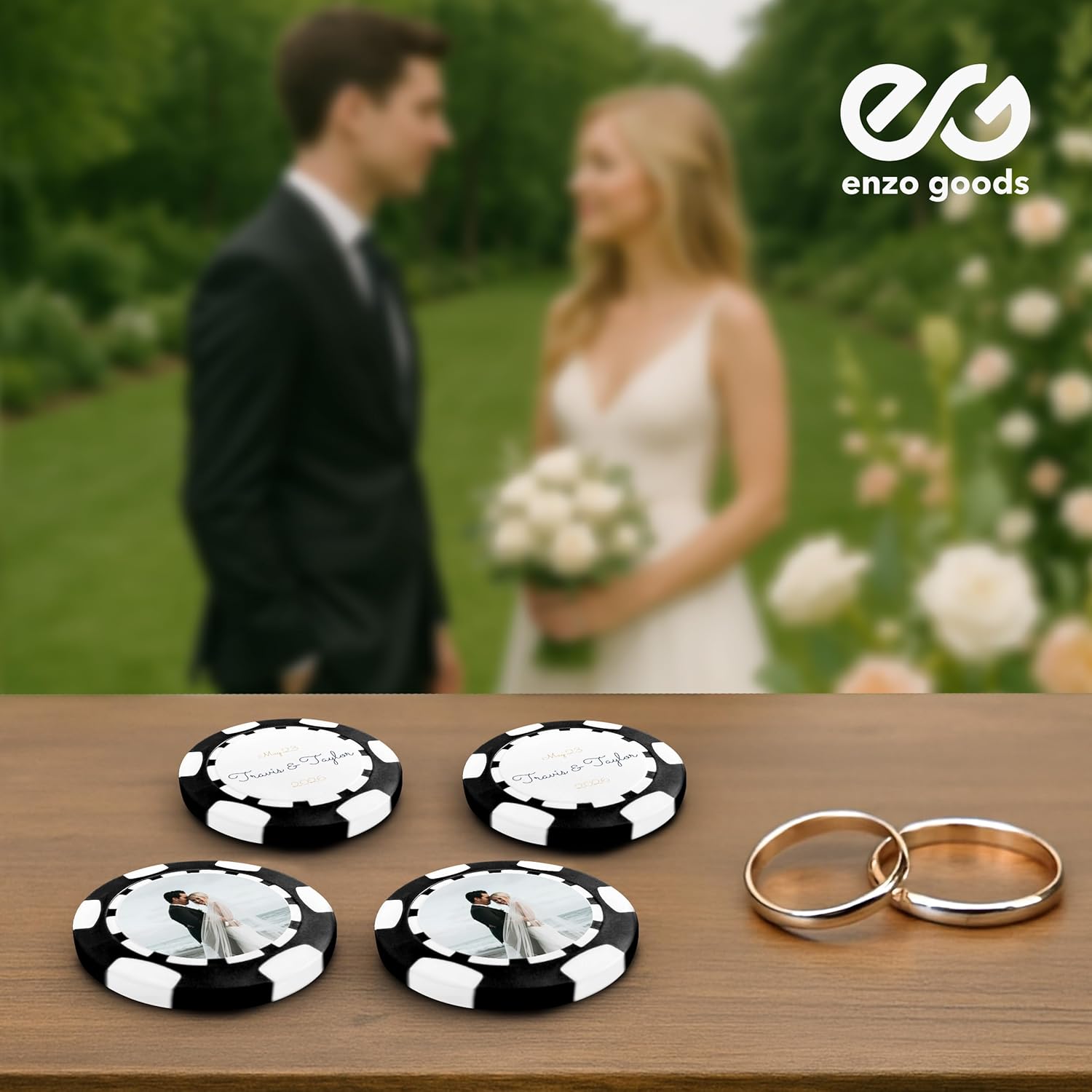 Custom Poker Chips | Custom Poker Chip Sets of 50, 100, 200 or 500 | Personalized Poker Chips | Custom Poker Chips with Logo