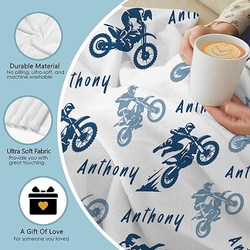Vista 13 de Manta personalizada con nombre – Manta personalizada para niñas, niños, bebés, recién nacidos, niños pequeños, regalo de cumpleaños, tamaño infantil