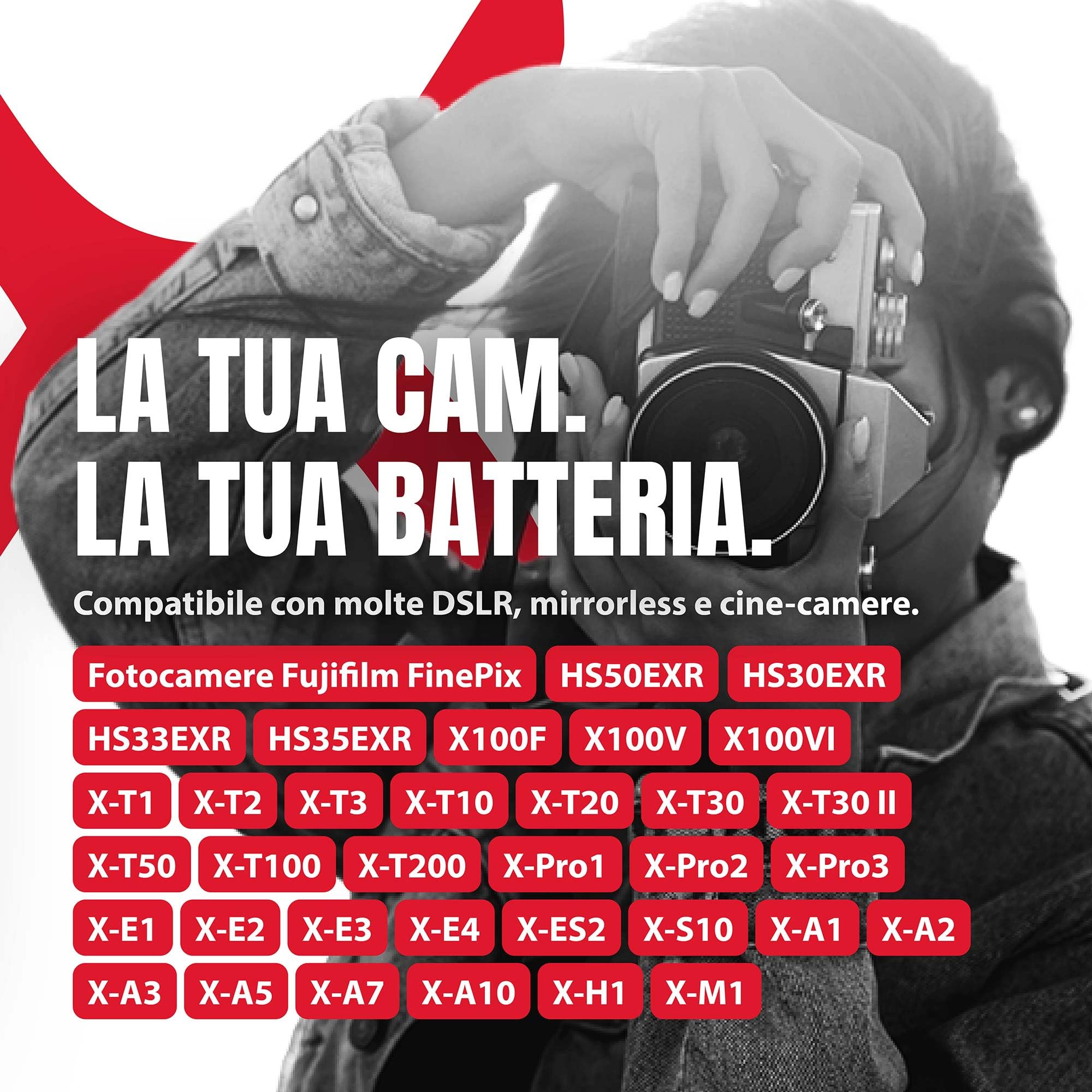 Baxxtar Pro 2X NP-W126s Batteria 1140mAh – Ricambio per Fujifilm NP-W126s / NP-W126 – per X100F X100V X100VI X-T3 X-T20 X-T30 X-T50 X-S10 X-Pro2 X-E4 X-M5 – doppia riserva