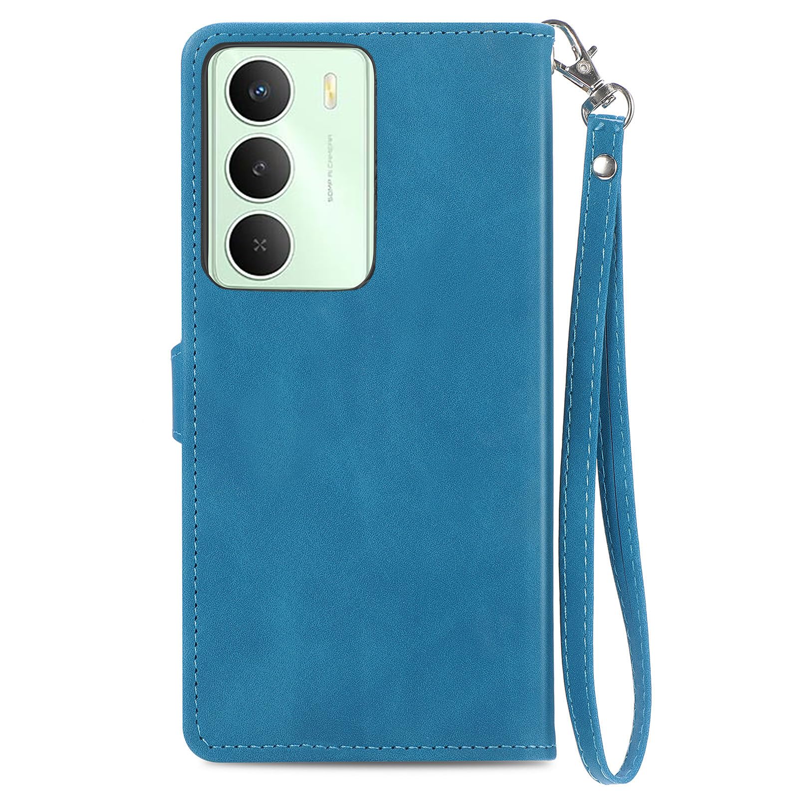 Housse Realme 10 Pro 5G - PU Cuir Portefeuille Motif De Gaufrage 3D Avec Support Antidérapant