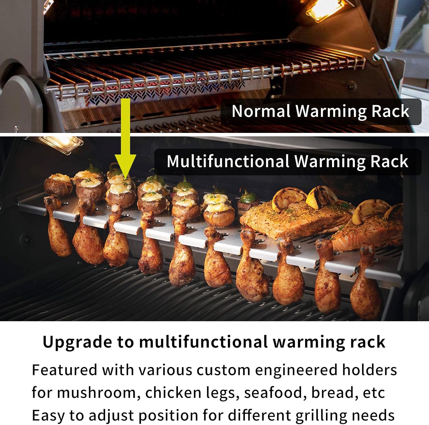 71500 Multifunctional Warming Rack for Napoleon Prestige 500 Pro 500 825 image 3