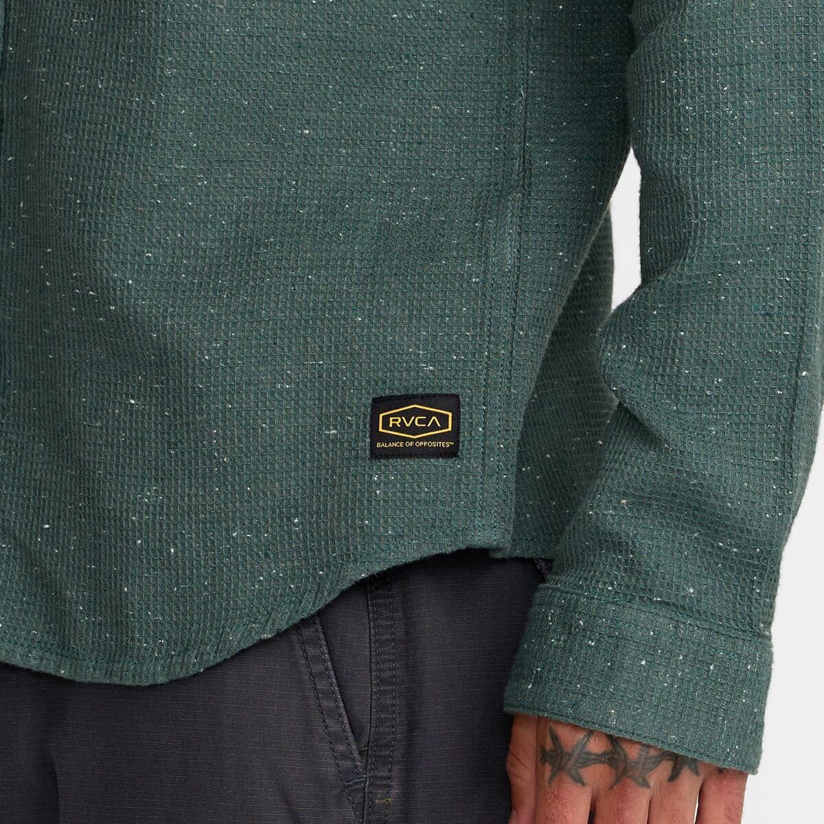 RVCA Mens Dayshift Flannel Long Sleeve - Image 5