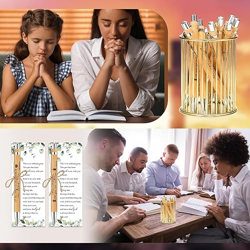 Miniatura 7 de 100 juegos de bolígrafos inspiradores con versículos bíblicos, regalos de escuela dominical, regalos cristianos religiosos a granel, incluyendo 100