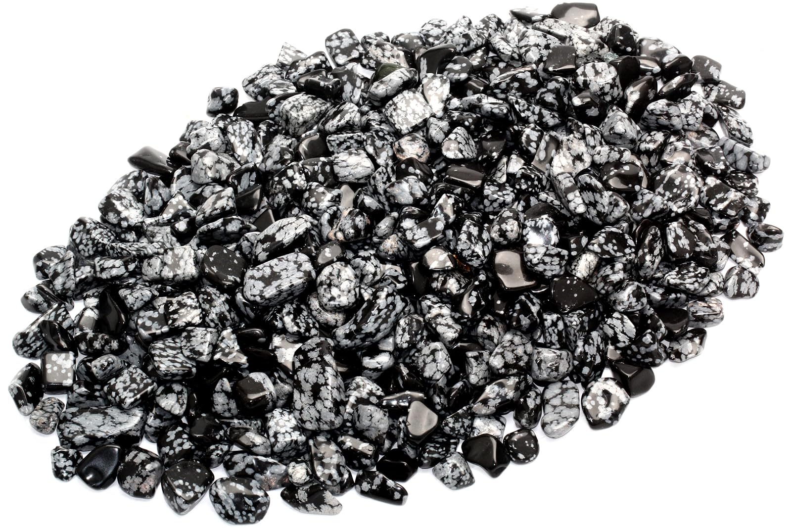 ZenQ 1 lb Crystal Chips, Tumbled Stone Chips for Crafts