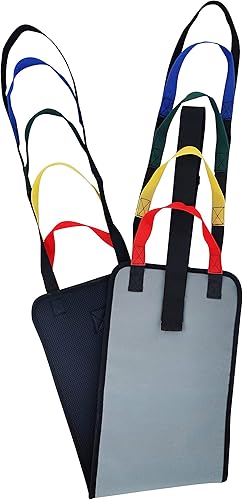 Miniatura 10 de 38.5 Inch Transfer Sling Heavy Duty Mobility Elderly Lift Assist Gait Belt, Sponge Padded Patient Stand Assist Sling, Safety for Patient Care(Pink)