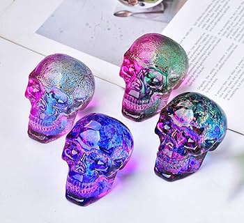 スカルアート Amazon.co.jp: FZBHRO クリスタルスカルヘッド像 - ガラススカル