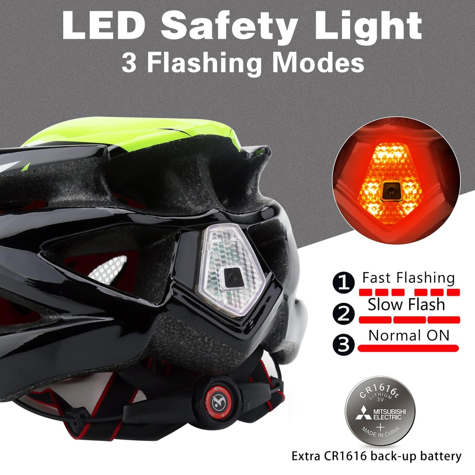 Casque de vélo pour homme femme, casques de course, scooter, VTT, trottinette, casque de vélo, lumière LED avec visière de protection de sécurité, taille réglable