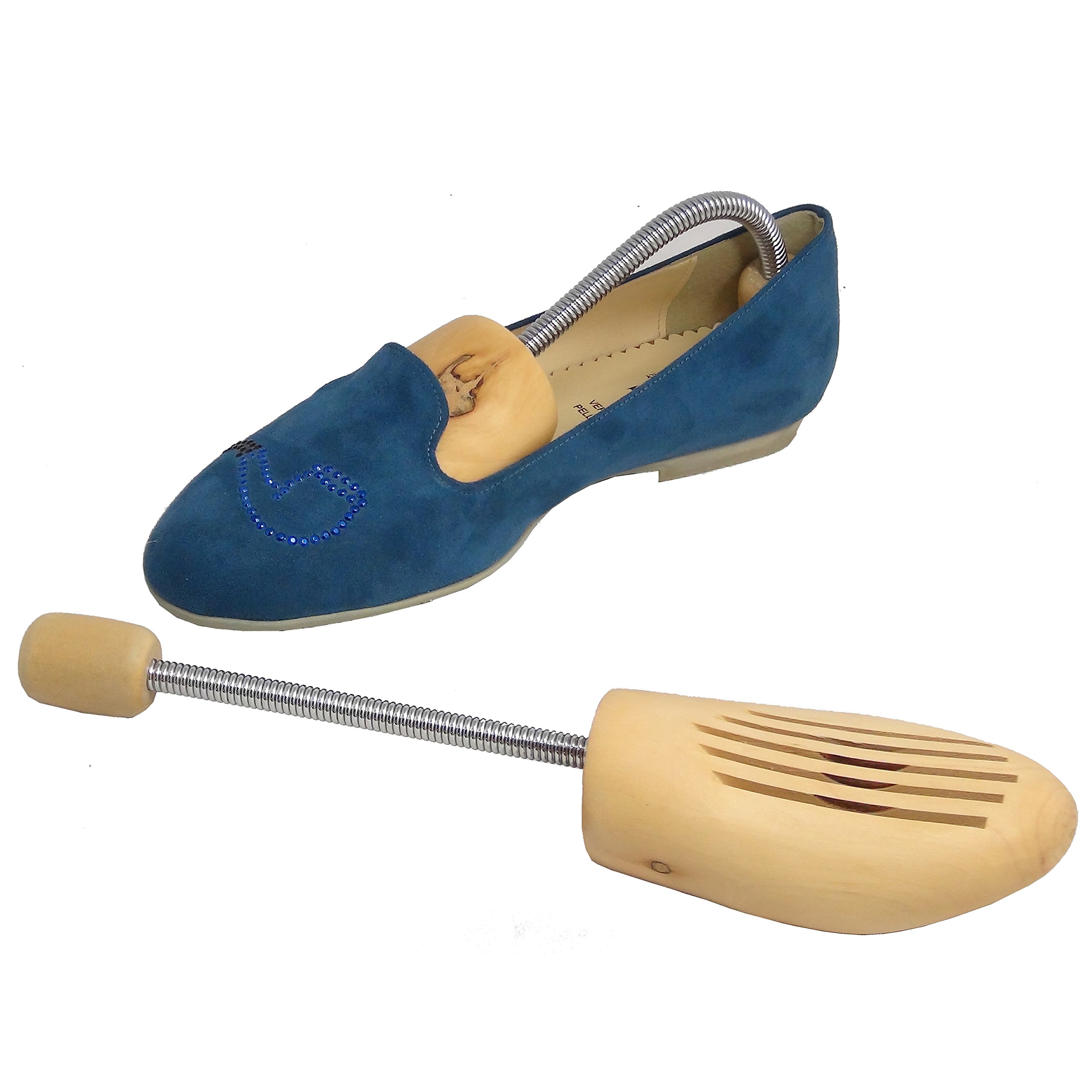 DynaSun 5x LTH1M 2-Way Tendiscarpe a Molla Elegante in Cedro Forma Anatomica per tenere in Forma le Scarpe