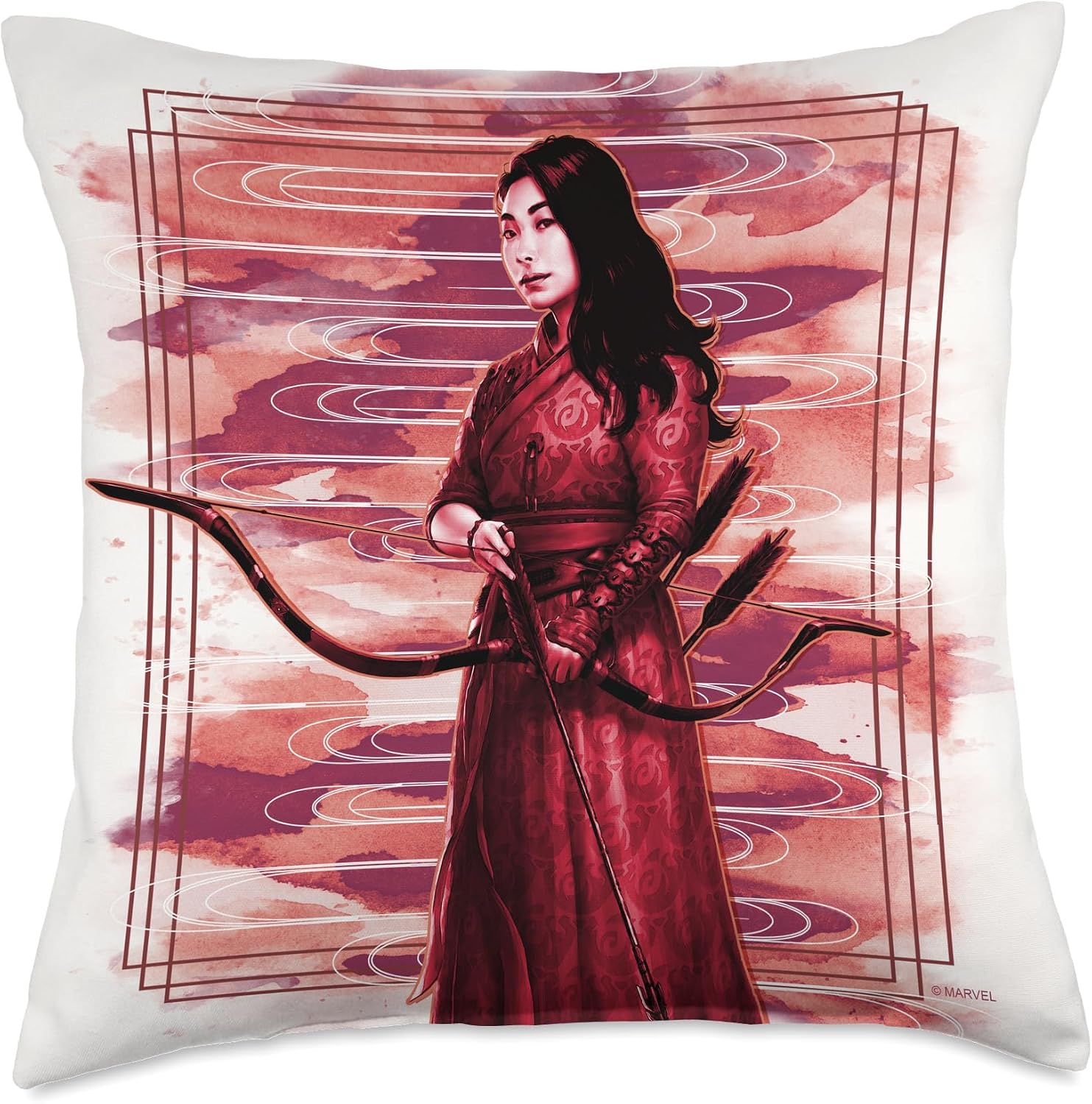 Marvel Shang-Chi and the Legend of the Ten Rings Katy Throw Pillow
