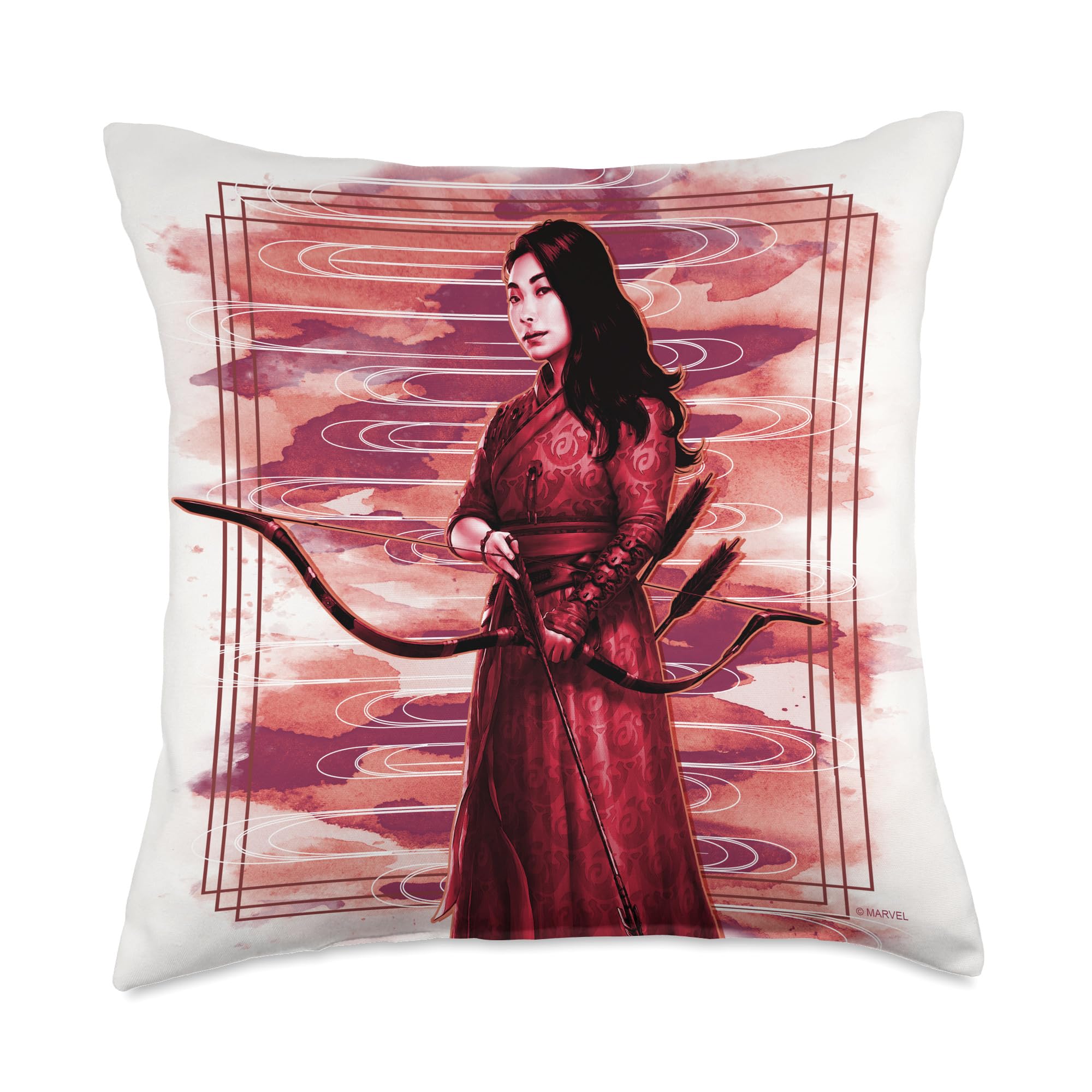 Coussin Shang-Chi Marvel Katy 45x45 cm multicolore pour décoration de salon