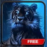 Tiger in the Rain Live Wallpaper Free Animated Background Theme LWP Lock Screen