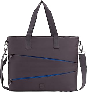 CARPISA® Bolso de negocios para mujer - GO CITY 3 - Bolso de trabajo con correa ajustable - Color liso con detalles de col...