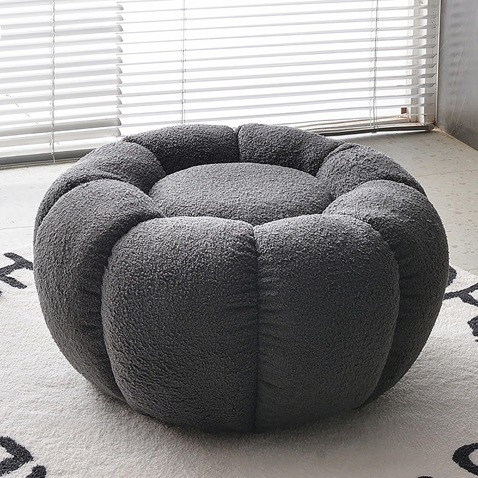 Large Footstool Ottoman, Multi-Functional Modern Foot Stool, Sofa Footrest Extra Seating for Living Room, Entryway, Hallways and Bedrooms,C