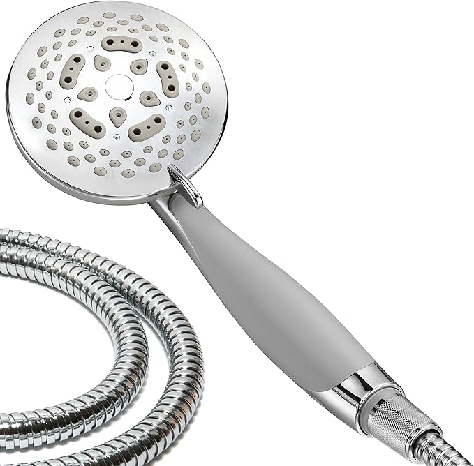 HOTEL SPA Handheld Shower Head High Pressure 4.25 Inch Rain Shower
