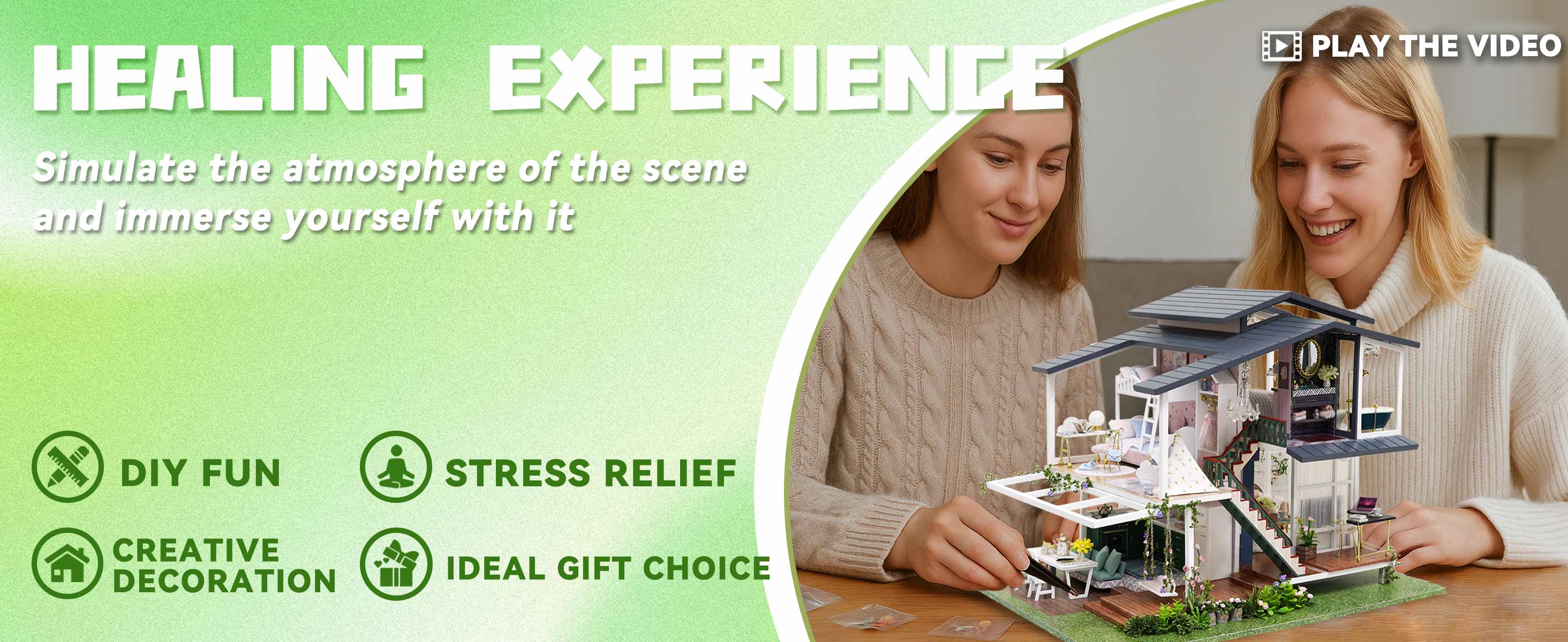 Amazon.com: Flever Dollhouse Miniature DIY House Kit Creative Room