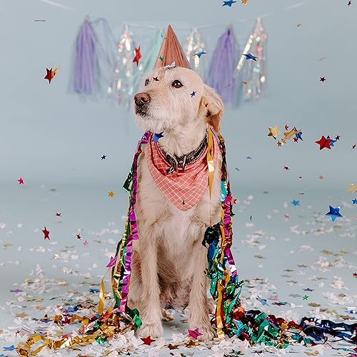 Miniatura 8 de Paquete de 6 unidades de confeti multicolor  Cañón de confeti para fiestas de eventos, celebración de cumpleaños, lanzador de estrellas  Paquete de