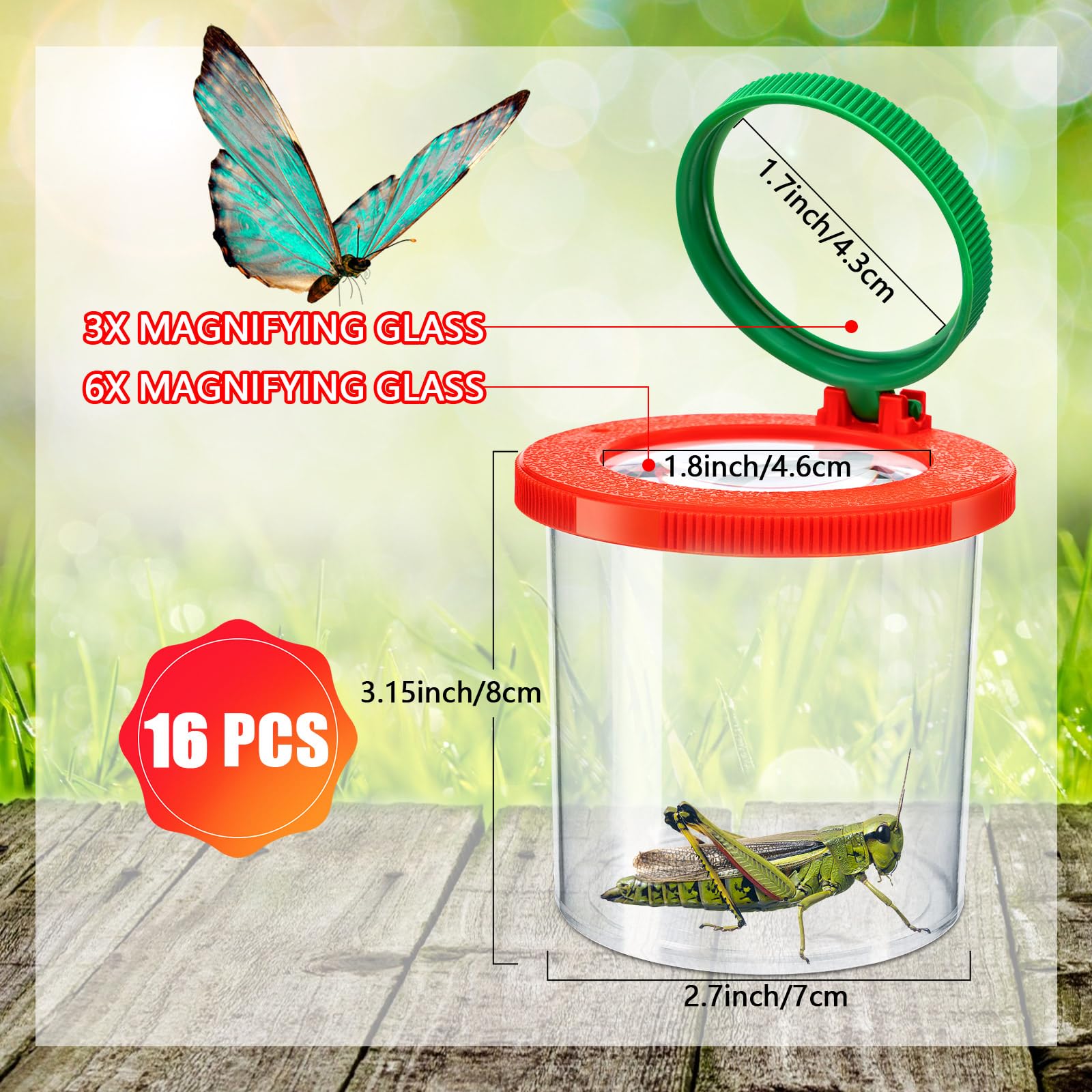 Bug Box For Kids Shiwaki Insect Boxes Insect Viewer Insect Magnifying ...