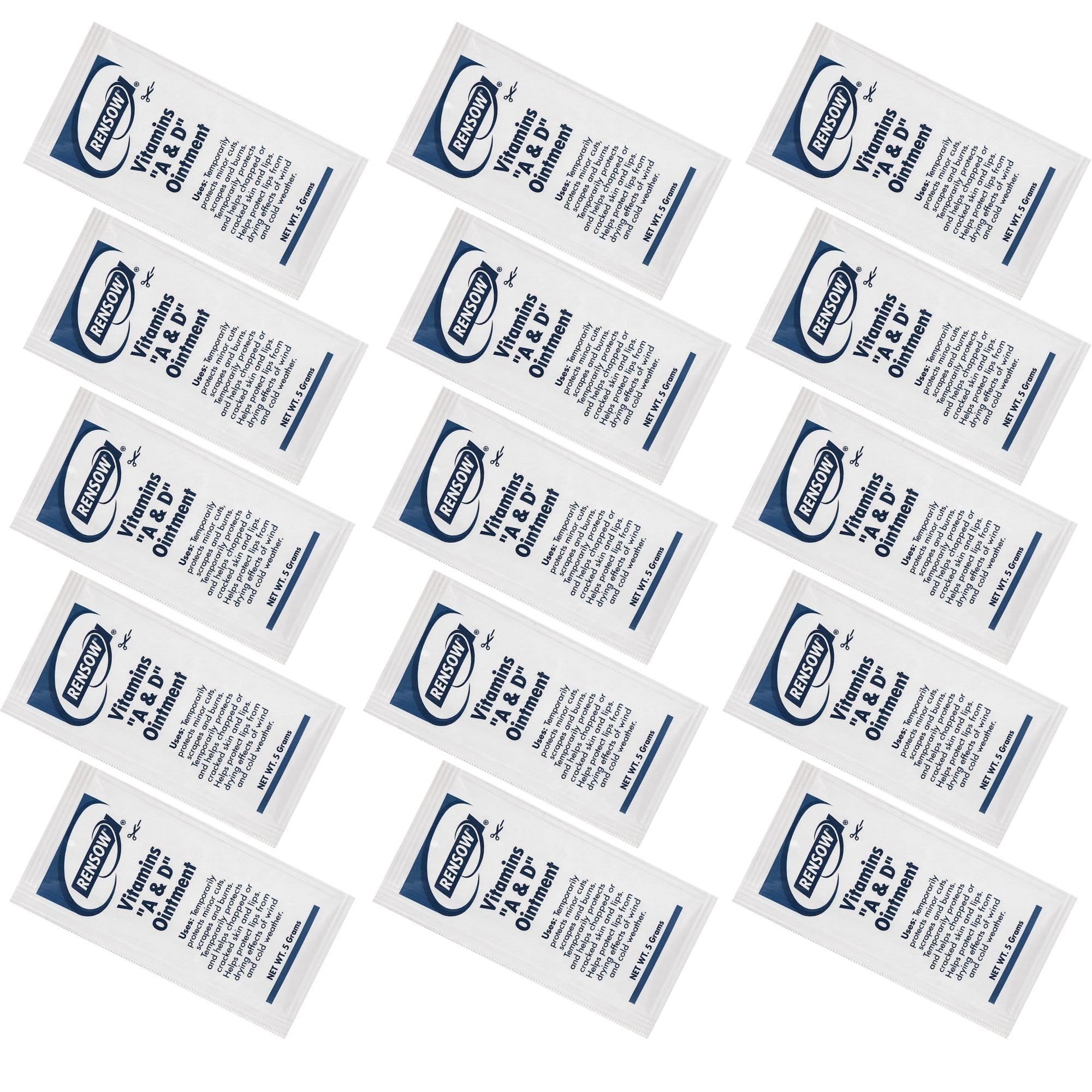 Vitamin A&D Ointment 5g Pouch for Healing Tattoo Aftercare (Pack of 50)