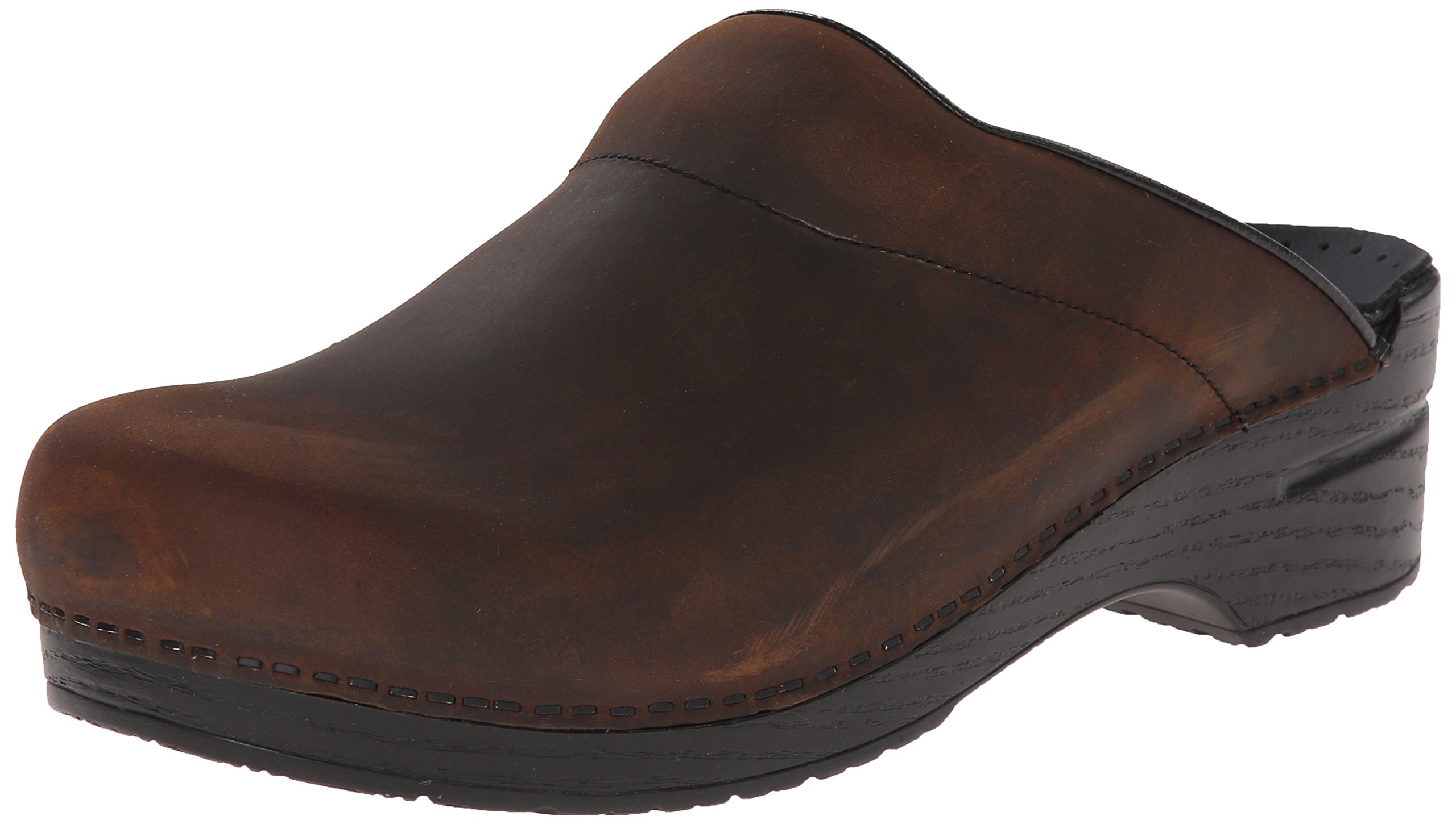 Dansko Men's Karl Oiled Leather Clog Antique Brown/Black Sole 44 M EU / 10.5-11 D(M) US