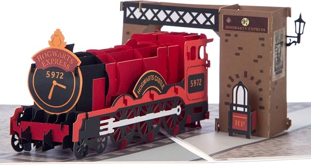 Cardology  Hogwarts Express Pop Up Card | Harry Potter Birthday Card | Officially Licensed Wizarding World Merchandise (Hogwarts Express)